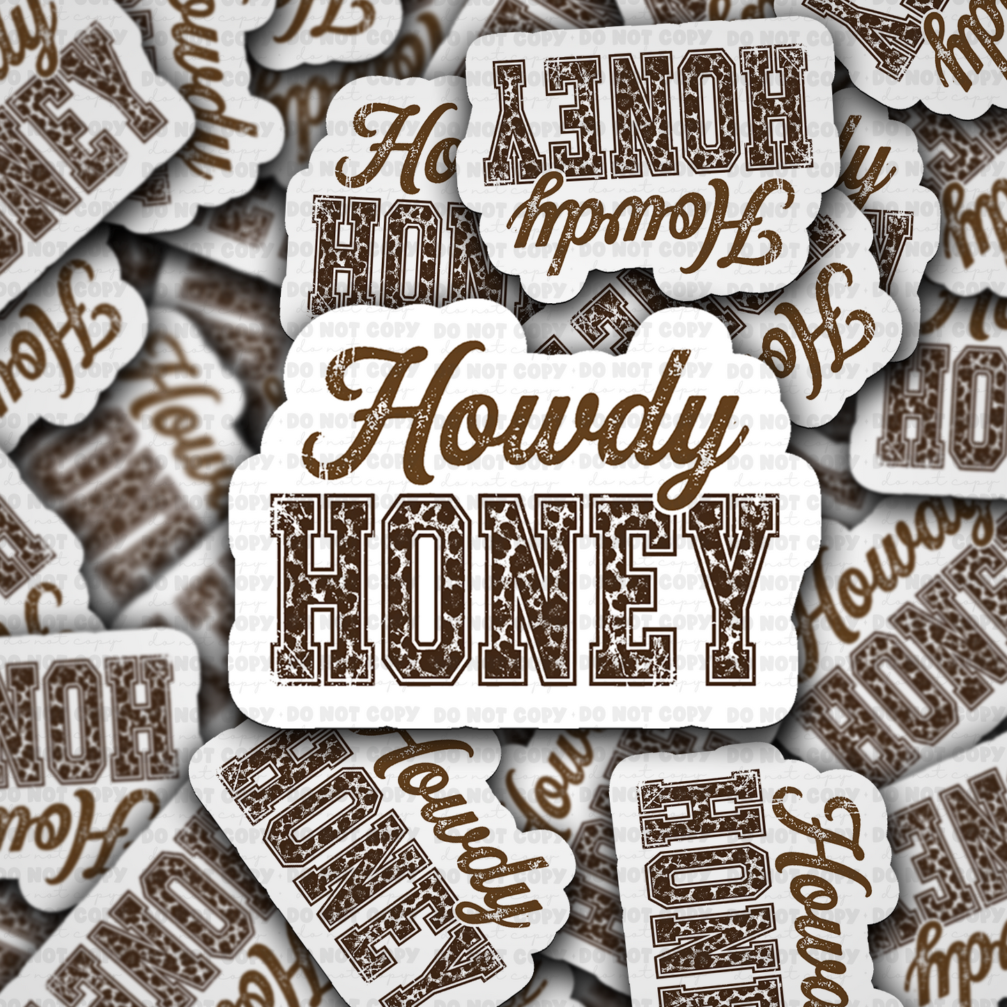 DS 3265 - Howdy Honey Die Cut sticker