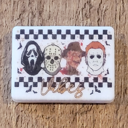 014FB Halloween Friend vibes Focal Bead