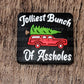 039FB Jolliest assholes red truck Focal Bead