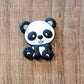 135FB Panda bear Focal Bead
