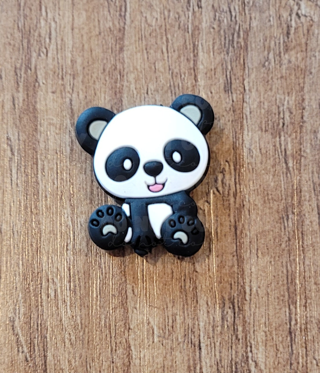 135FB Panda bear Focal Bead