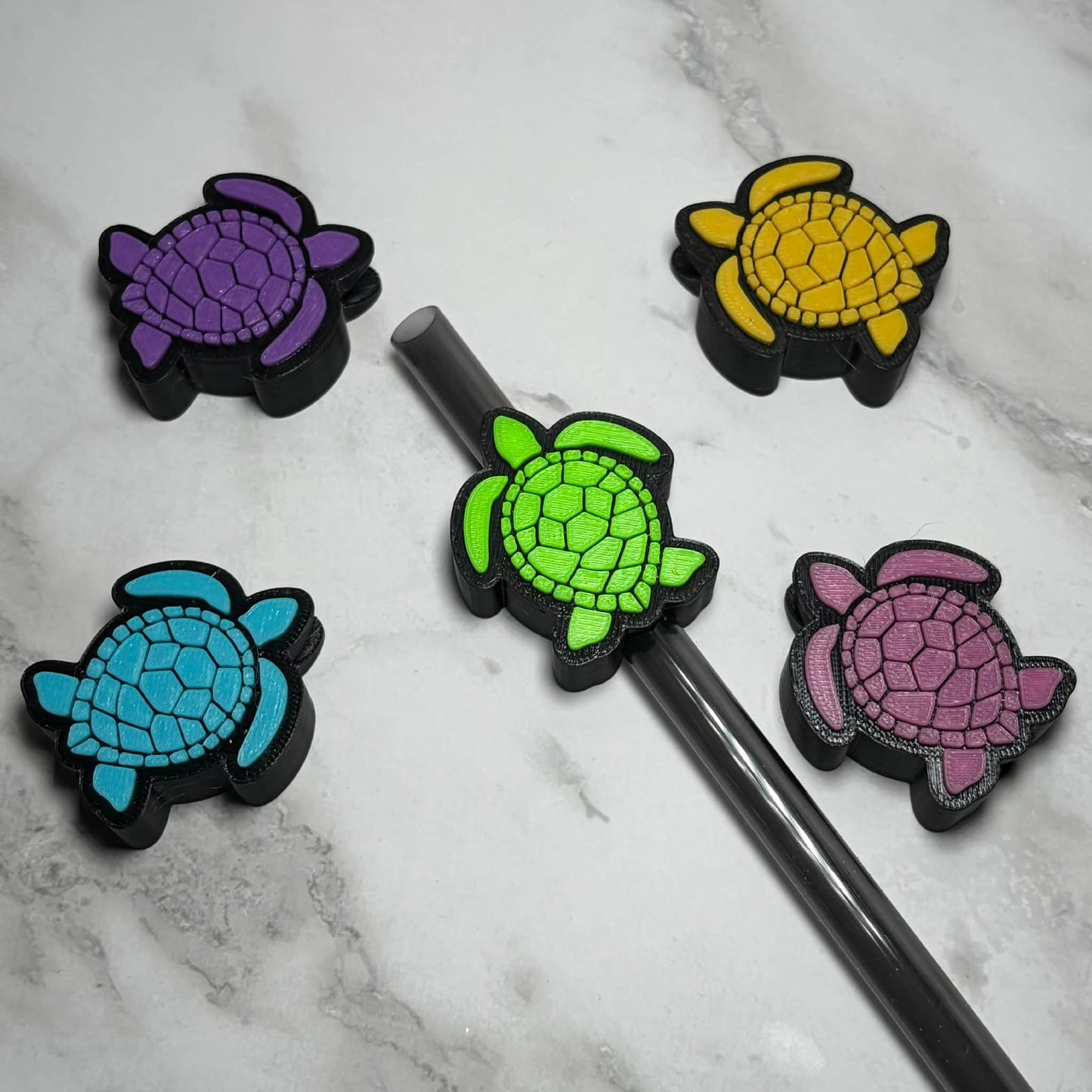 Sea Turtle Straw Topper - 10mm