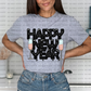 3072 3d happy new year black  *DREAM TRANSFER* DTF