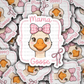 DS - 2662 Mama goose Die Cut sticker