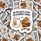 DS 3289 - On my way to spend my husbands money Die Cut sticker