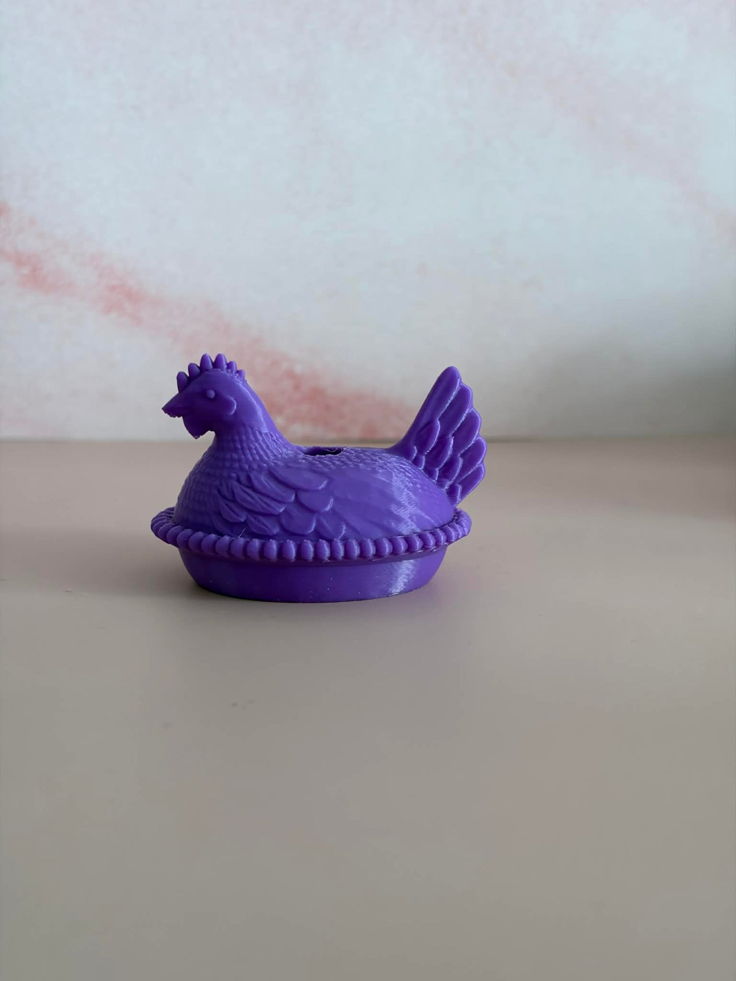 Hen on a nest straw topper