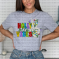 3019 Holly Jolly Vibes Faux embroidery  *DREAM TRANSFER* DTF