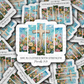 DS - 2668 She is clothed with strength Die Cut sticker