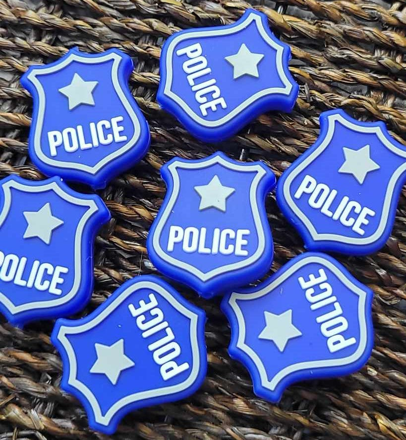157 FB Police Focal Bead