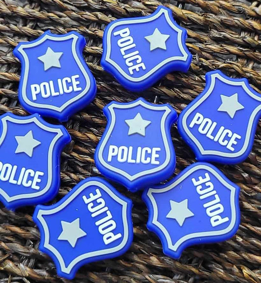 157 FB Police Focal Bead
