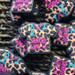 147 FB Scrub life brown/tan scrub Focal Bead