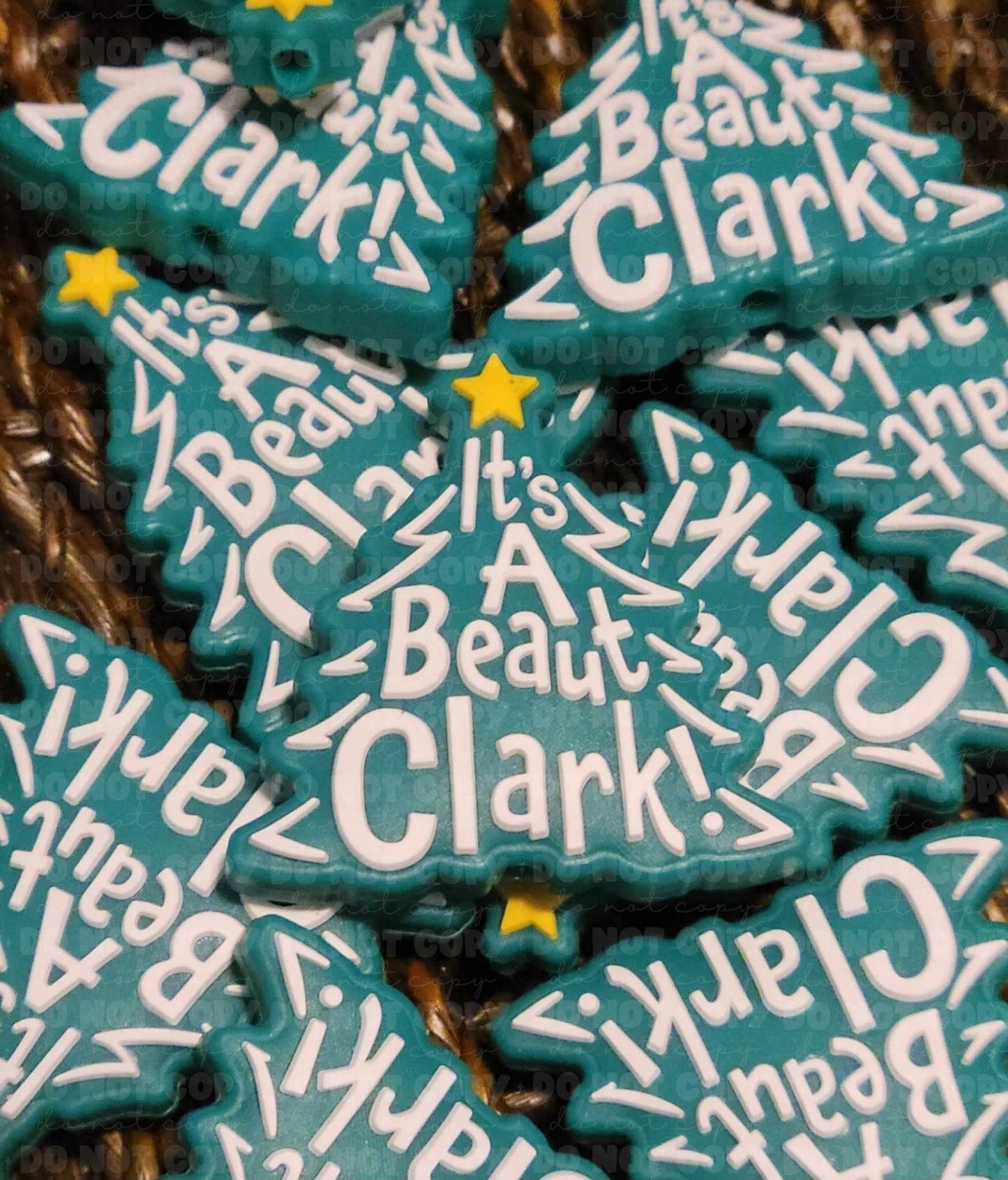 196 FB Christmas tree Focal Bead