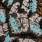 223 FB Jesus fills my cup Christmas Focal Bead