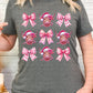 4747 Christmas coquette bow with pink cow *DREAM TRANSFER* DTF