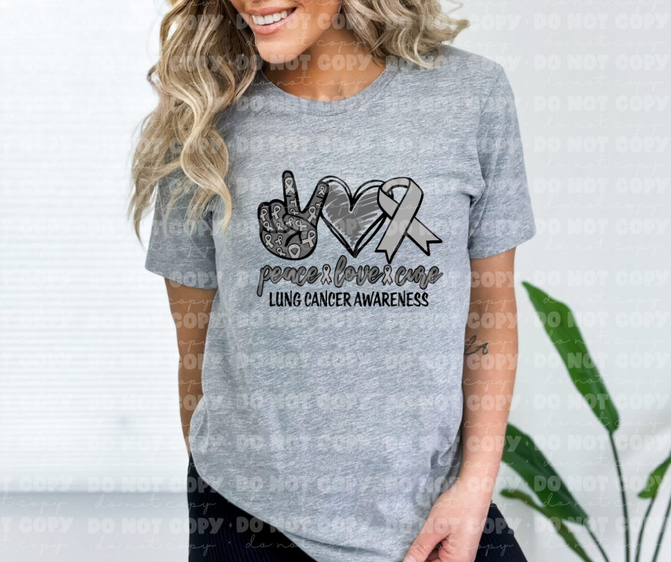 Peace Love Cure Lung Cancer  *DREAM TRANSFER* DTF