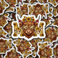 DS - 2671 Mom highland cow Die Cut sticker