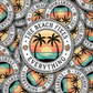 DS 2763 - The beach fixes everything Die Cut sticker