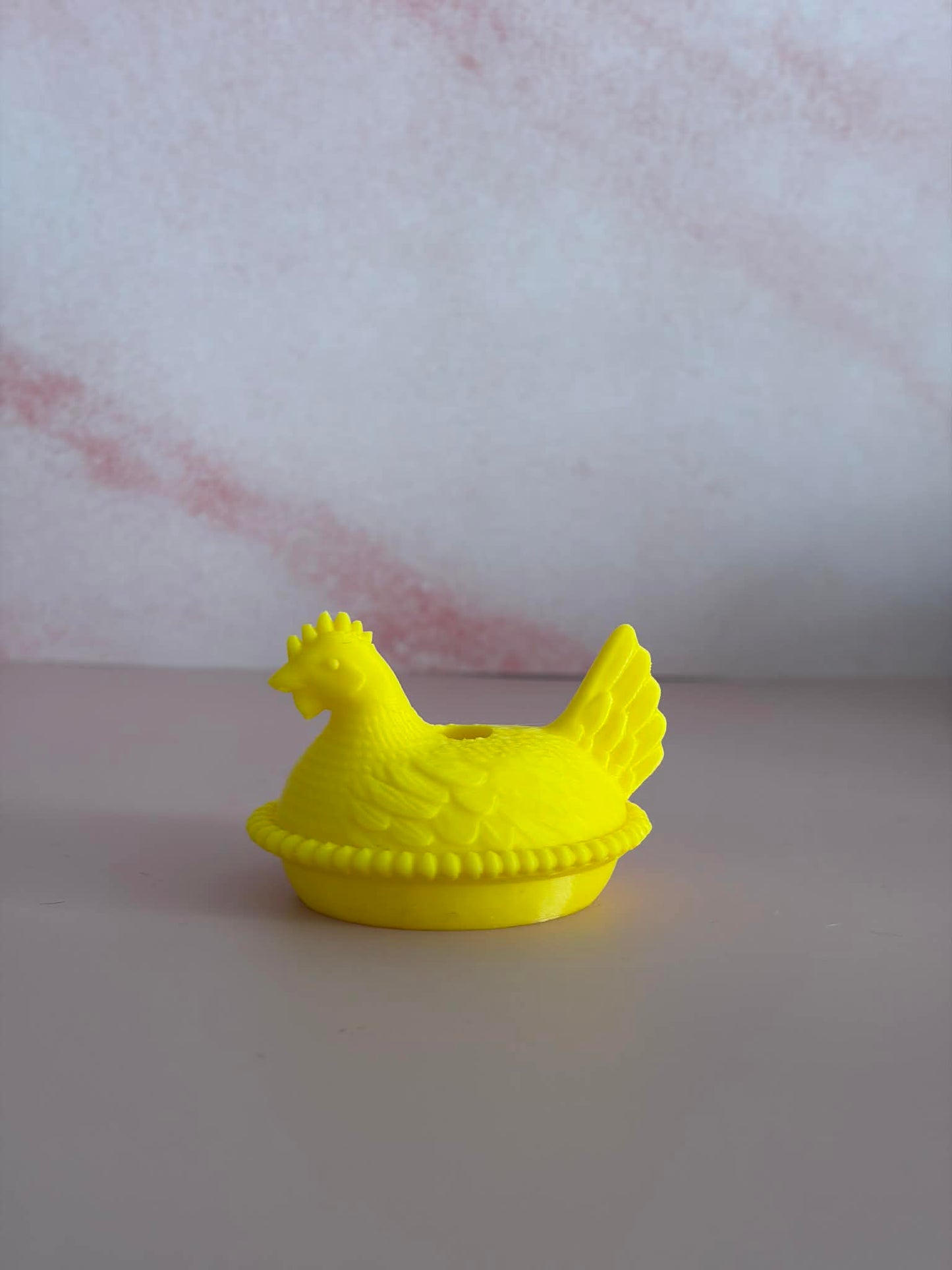 Hen on a nest straw topper