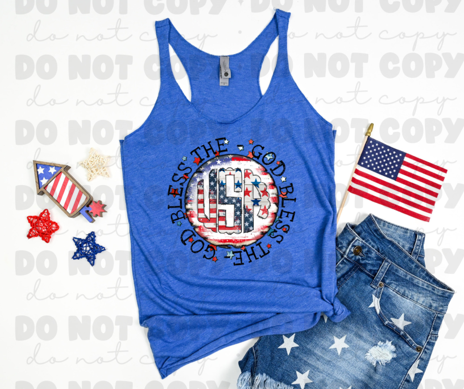 God bless the USA *DREAM TRANSFER* DTF