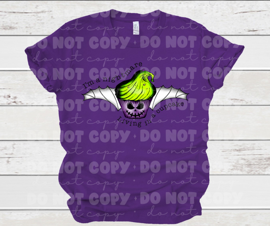 Im a nightmare living in a cupcake *DREAM TRANSFER* DTF