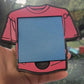 T-Shirt sticky note holder