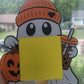 Ghost Fall Halloween sticky note holder