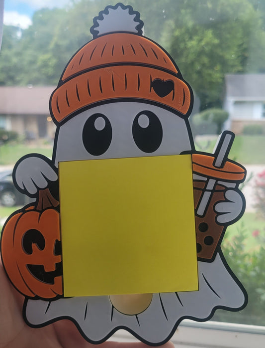Ghost Fall Halloween sticky note holder