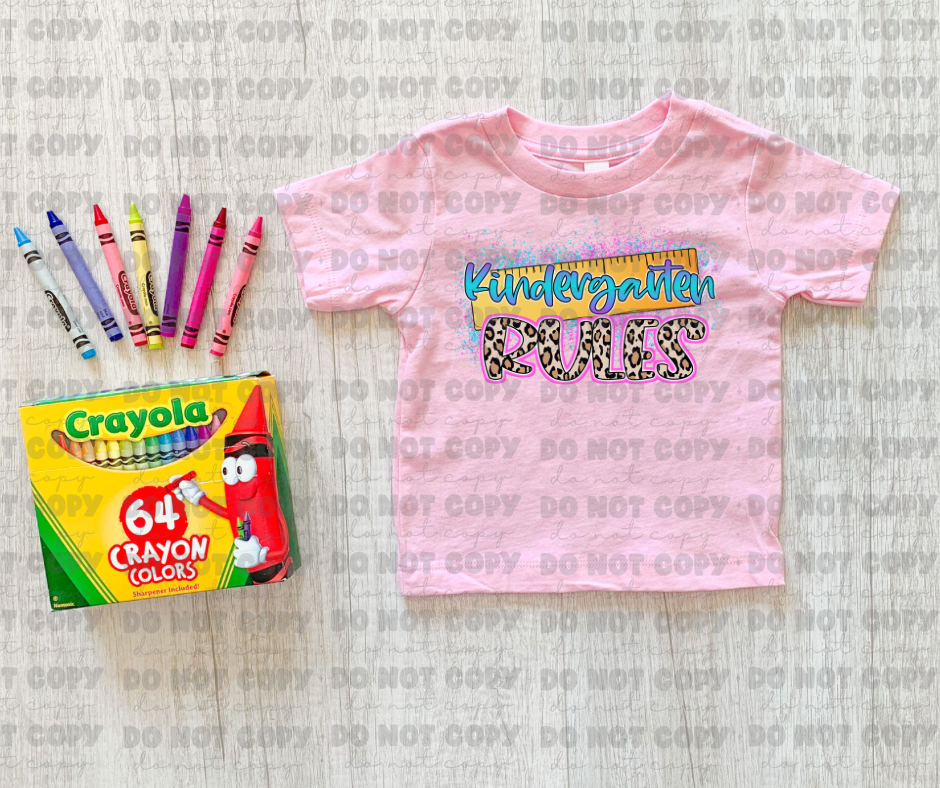 Kindergarten Rules *DREAM TRANSFER* DTF
