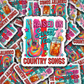 DS 3139 - Raised On Sweet Tea And Country Die Cut sticker