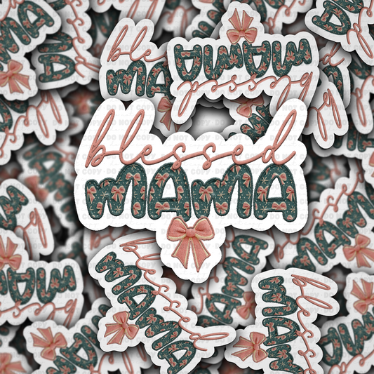 DS 2275 - Blessed Mama Die Cut Sticker