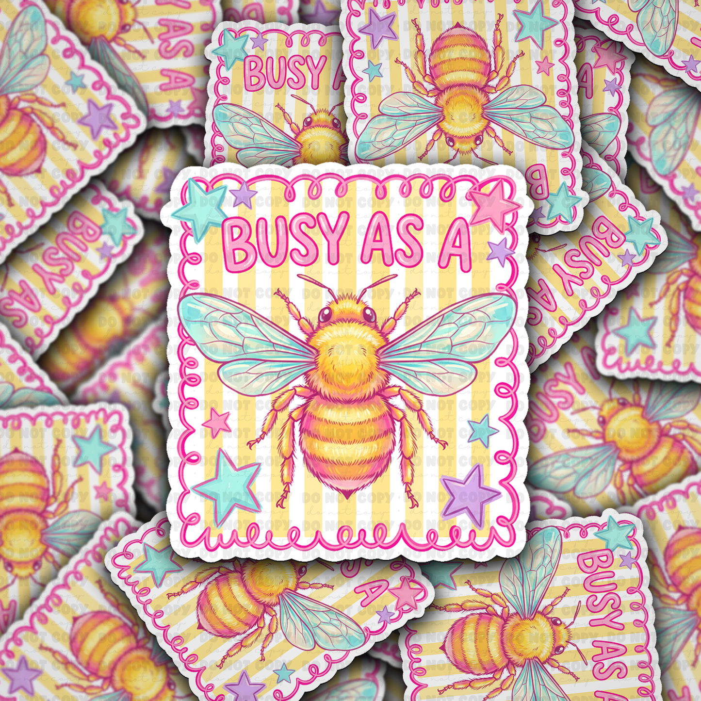 DS 3054 - Busy as a bee Die Cut sticker