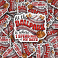 DS 2729 - At the ballpark is where I spend most of my days Die Cut sticker