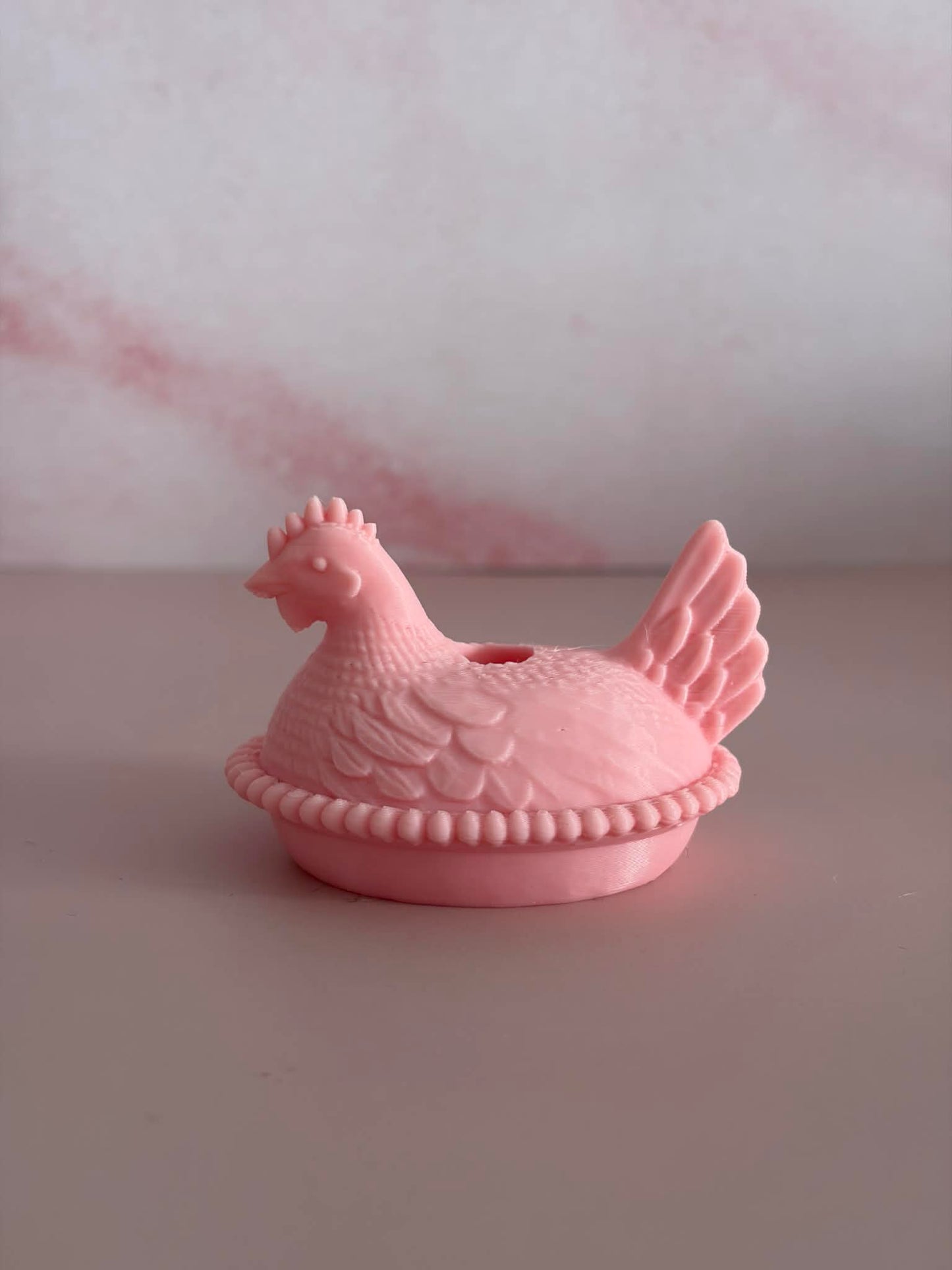 Hen on a nest straw topper