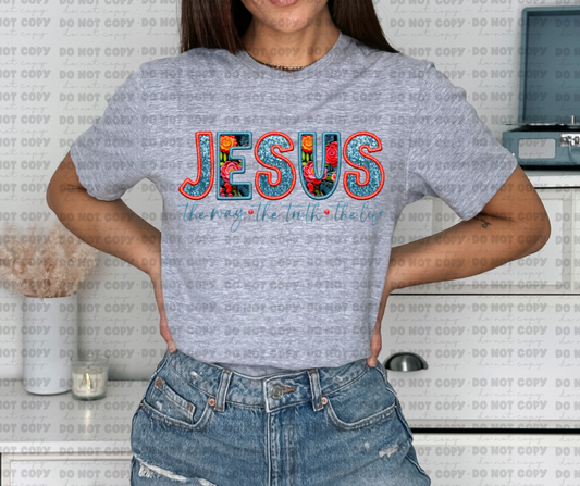 3030 Jesus the way the truth  *DREAM TRANSFER* DTF