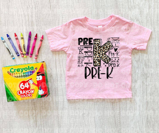 Pre-K Leopard *DREAM TRANSFER* DTF