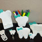 Tooth with bow Desk Accessories & Office Supplies