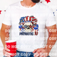 Patriotic AF Skull *DREAM TRANSFER* DTF