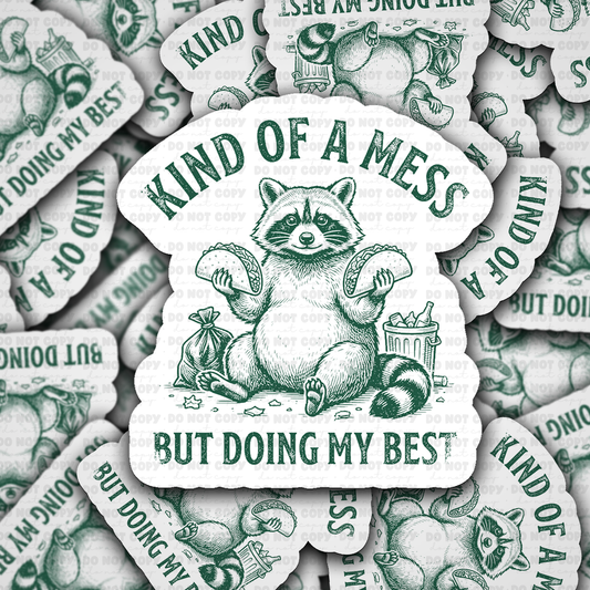 DS 2793 - Kind of a mess but doing my best Die Cut sticker