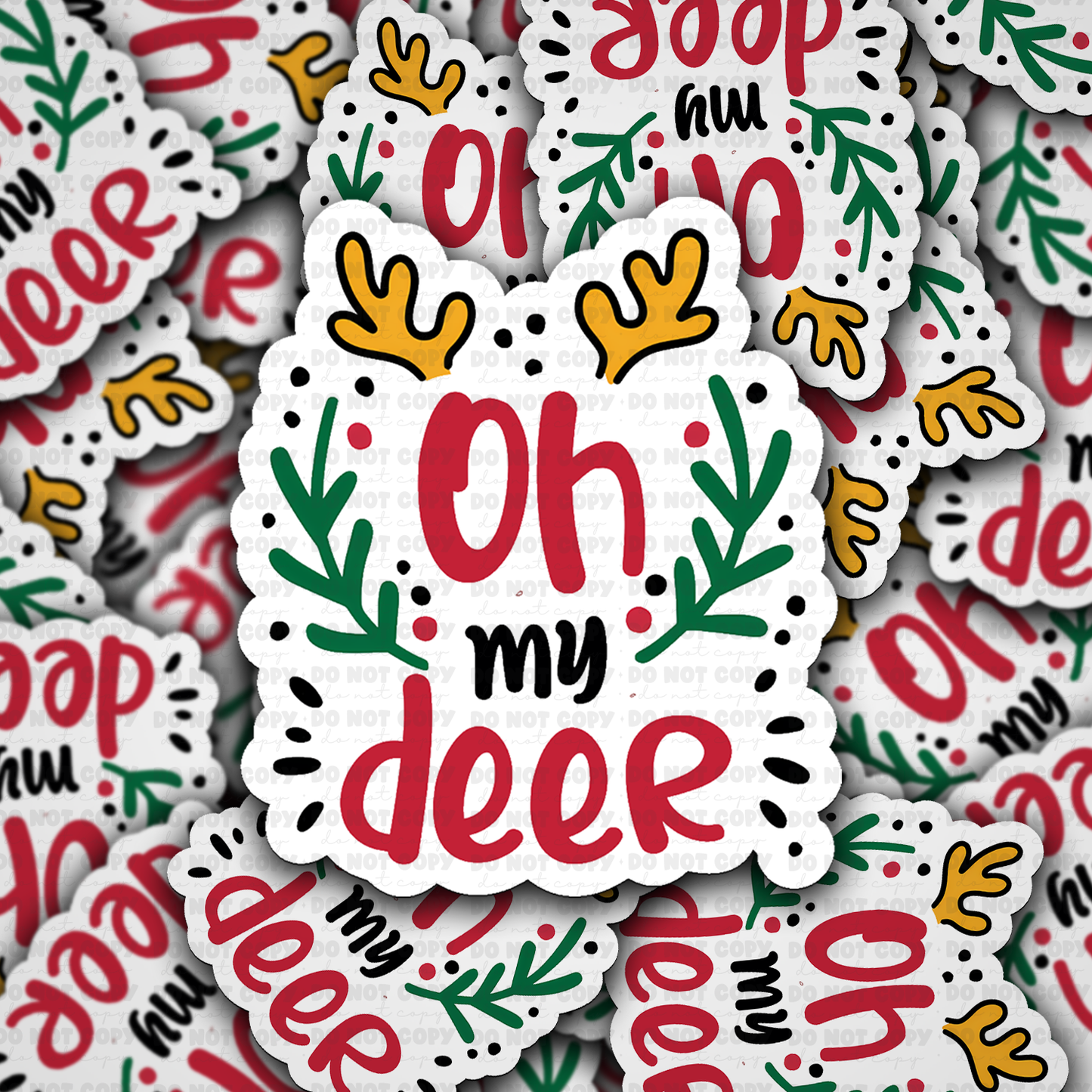 DS 2305 - Oh my deer Die Cut Sticker