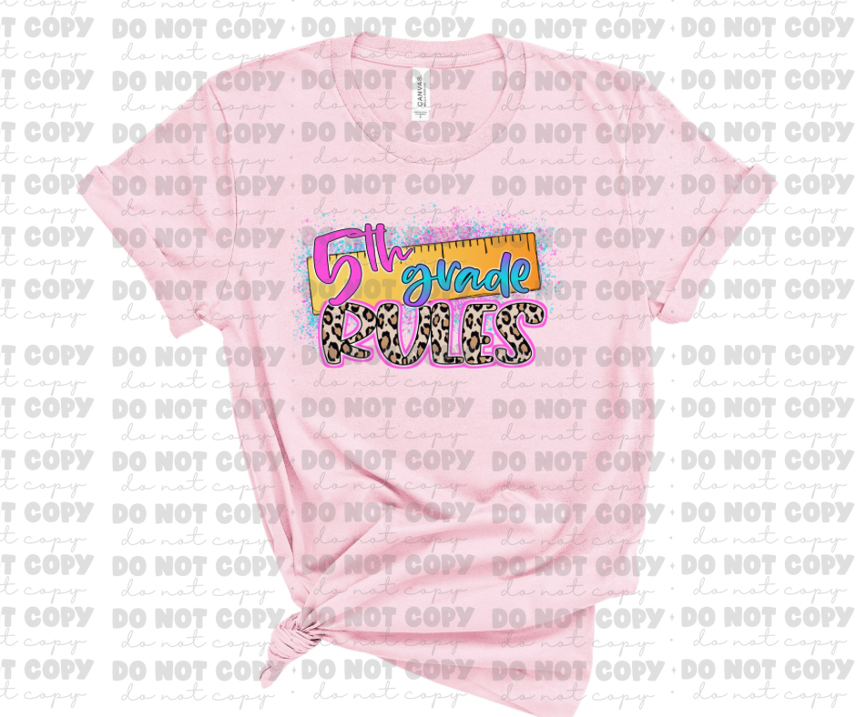 5th Grade Rules  *DREAM TRANSFER* DTF