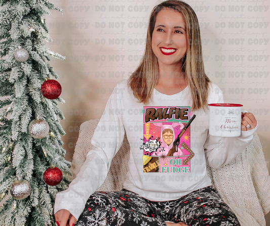 2850 Pink Christmas fudge *DREAM TRANSFER* DTF