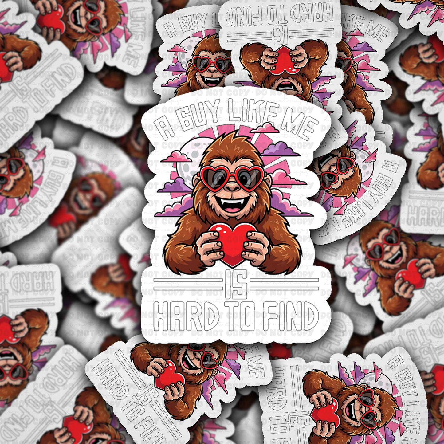 DS - 2454 A guy like me is hard to find Die Cut Sticker