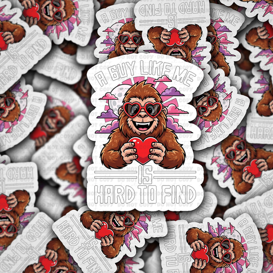 DS - 2454 A guy like me is hard to find Die Cut Sticker