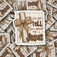 DS 2862 - Let me tell you about my Jesus Die Cut sticker