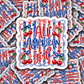 DS 3141 - All American Girl Die Cut sticker