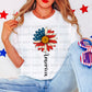 5955 - America sunflower  *DTF Transfer
