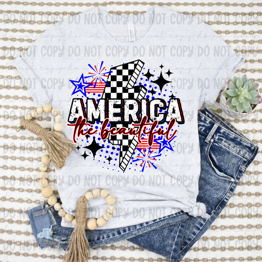4140 America the beautiful *DREAM TRANSFER* DTF
