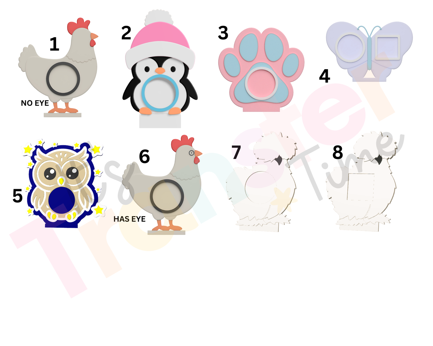 Custom Animal Social Media and Payment Stand - Tap to go to Business Info *Custom to fit your brand*