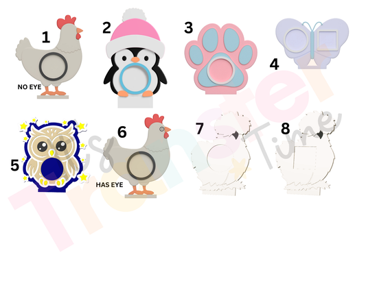 Custom Animal Social Media and Payment Stand - Tap to go to Business Info *Custom to fit your brand*