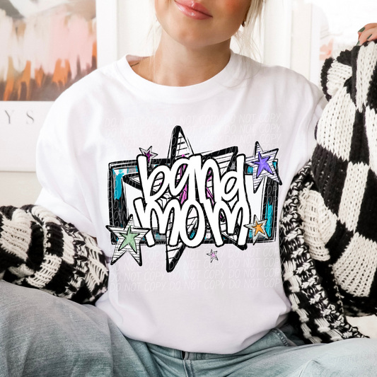 5135 - Band Mom with star *DTF